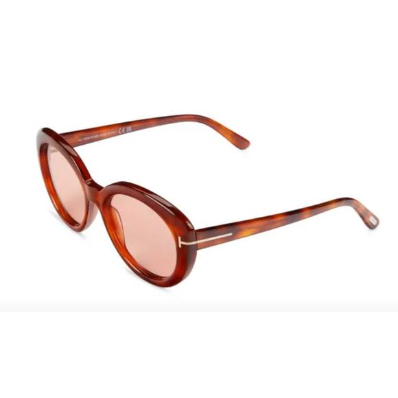 Tom Ford Lily-02 55mm Tinted Cat Eye Sunglasses - Picture 3 of 11